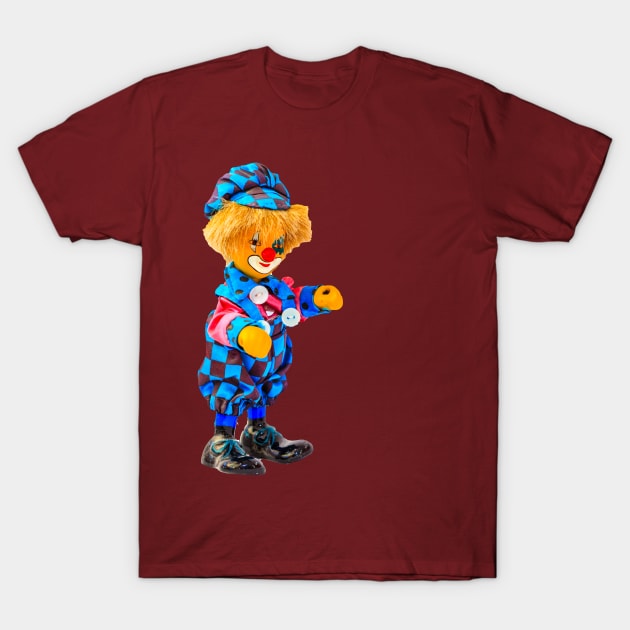 Blue and purple check doll T-Shirt by dalyndigaital2@gmail.com